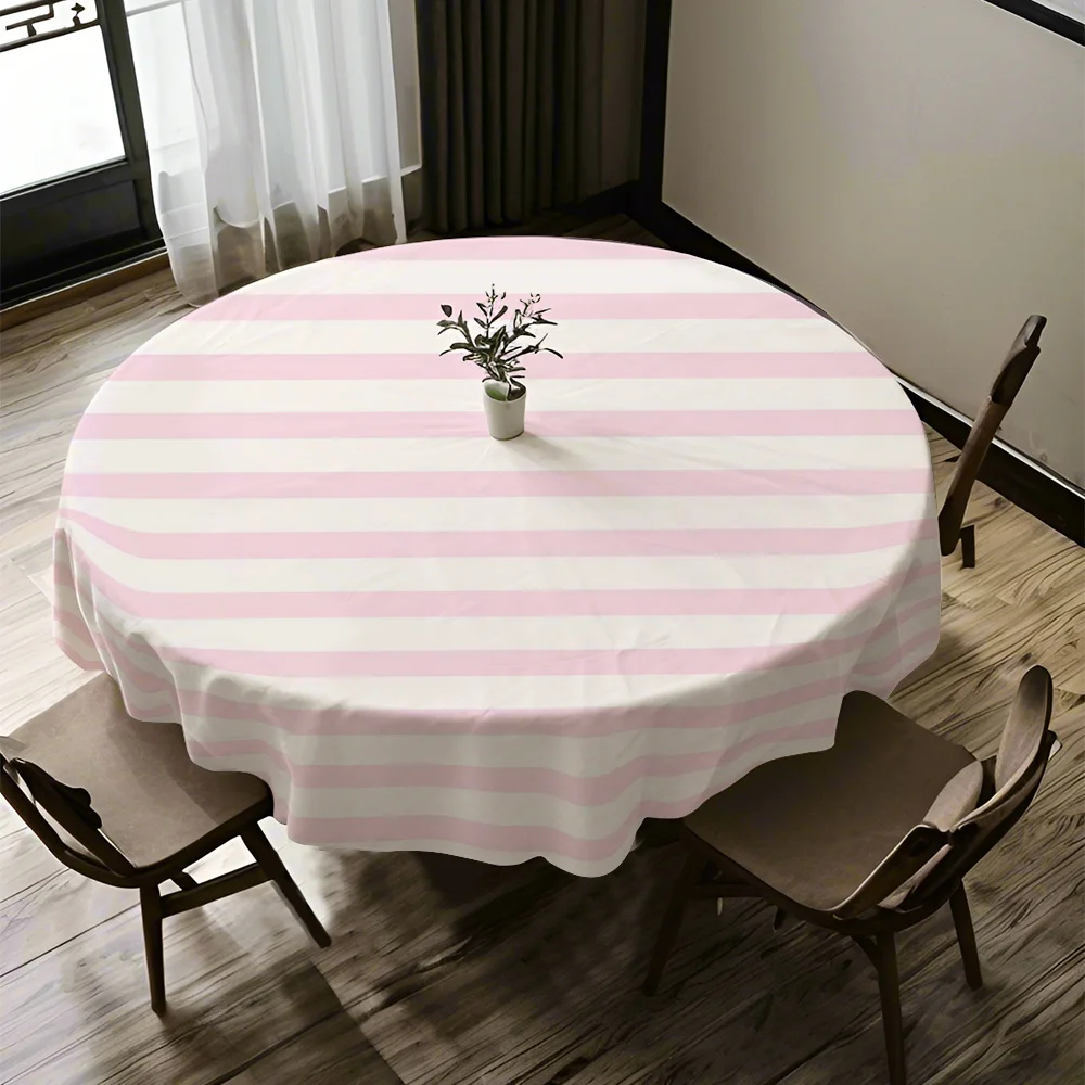 Round tablecloth 1pc 2D Flat, highly suitable for kitchens, dining rooms, decoration and gatheringszyc