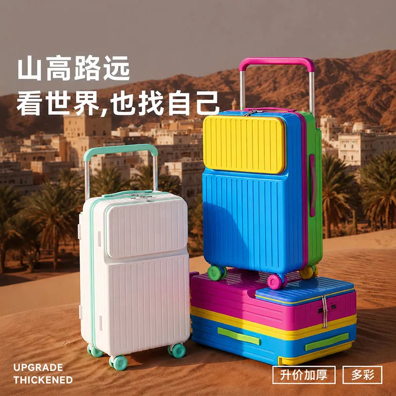 Front-opening Wide Handle Luggage Case 20 Inches 3 Front-opening Wide Handle Luggage Case 20 Inches