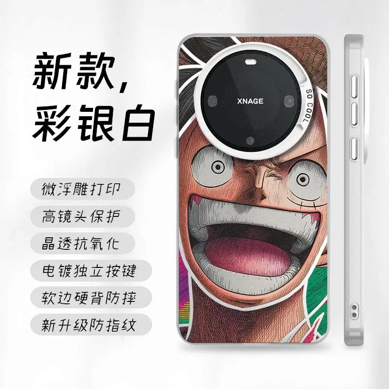 Anime One Piece Monkey D Luffy Phone Case for iPhone 11 12 13 14 15 16 17 Pro Max Plus Air MINI Gear 5 Cartoon shockproof Cover view 2