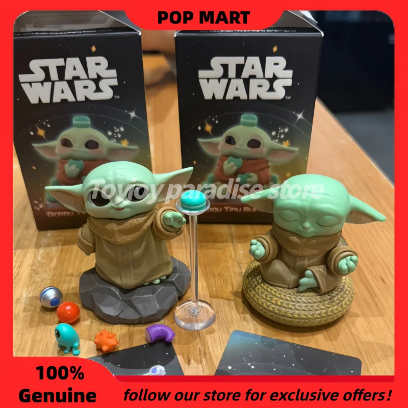 

Genuine Pop Mart Star Wars Grogu Tiny But Mighty Figures Series Blind Box Collectible Model Toy Birthday Gift For Movie Fans