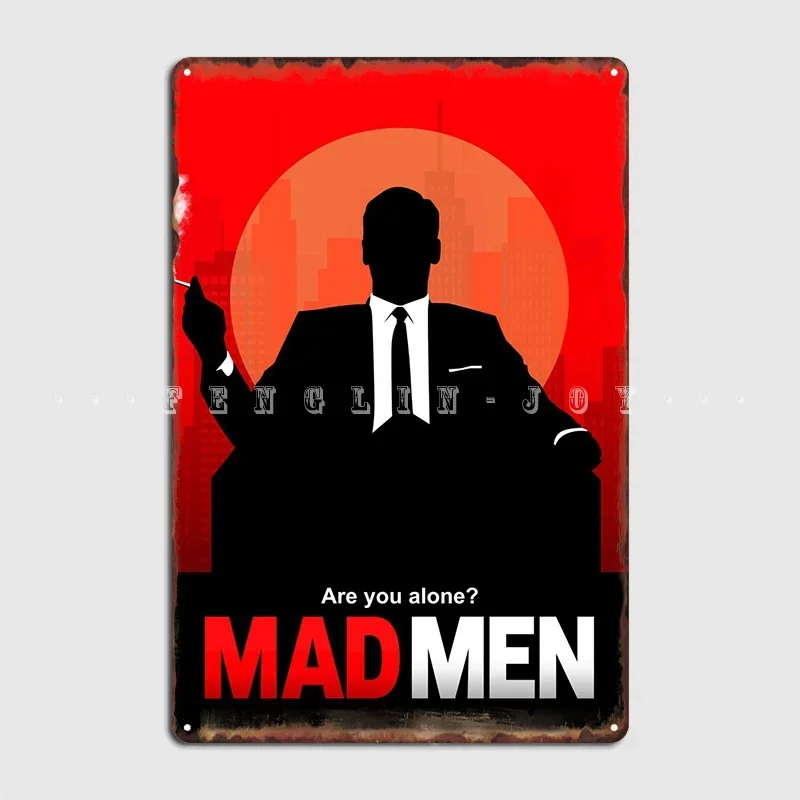 Mad Men Poster Metal Plaque Cinema Living Room Cave Pub Create Garage Decoration Tin Sign Posters