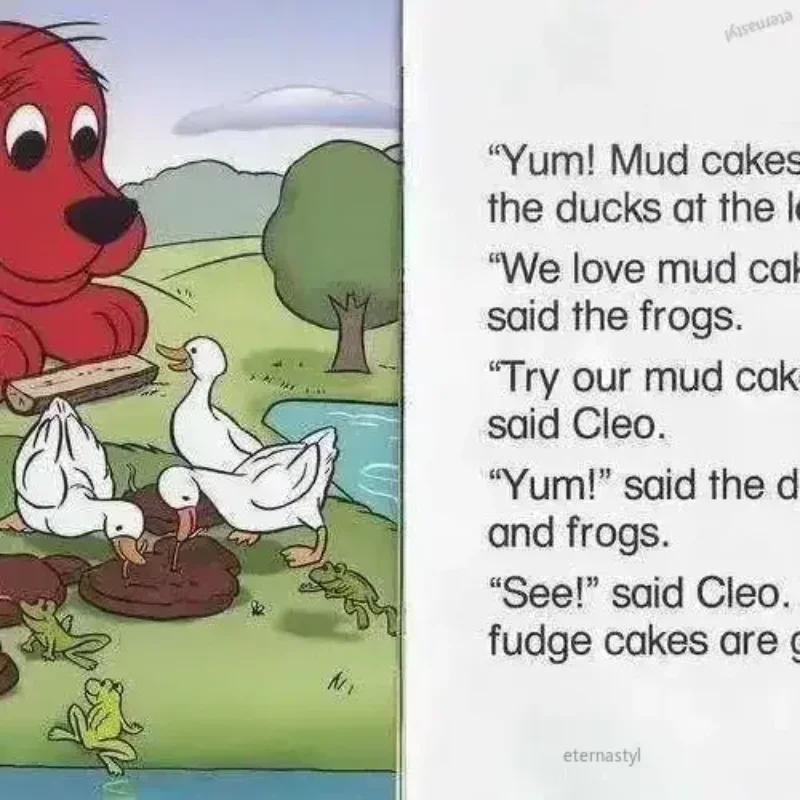 The big red dog 6 boxes 72 volumes The Big Red Dog English phonics picture book