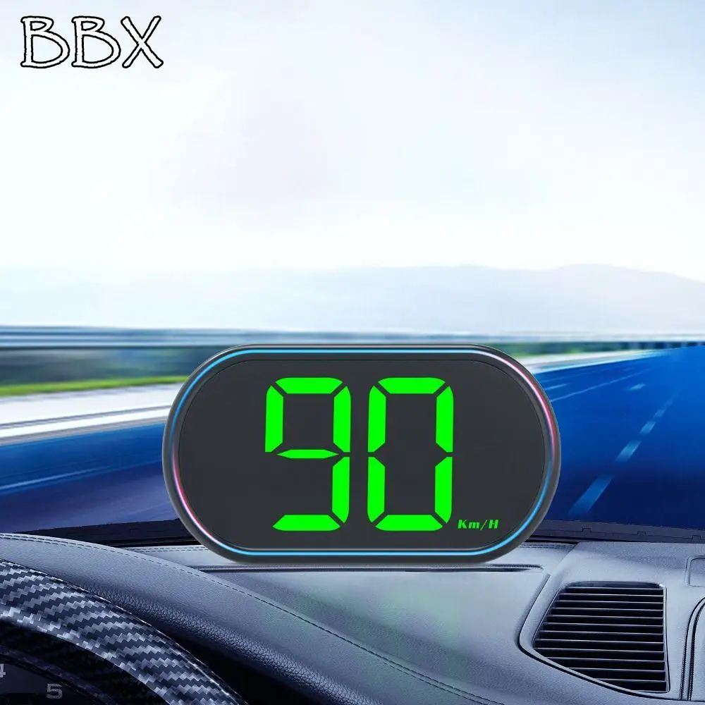 

KMH/MPH GPS Car Digital Speedometer Versatile Compatibility Universal Vehicle Speed Meter Plug&Play Plastic Windshield Projector