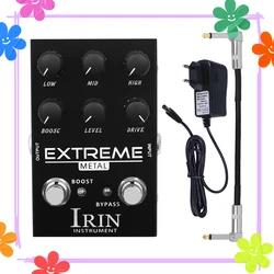 IRIN AN-42 Electric Guitarra Effects Pedal EXTREME Metal Distortion Pedal High Gain Overdrive Effects Guitar Accessories & Parts