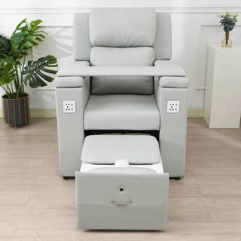 โซฟาทำเล็บไฟฟ้า ร้านทำเล็บระดับไฮเอนด์ นวดเท้า อ่างแช่เท้า โซฟา