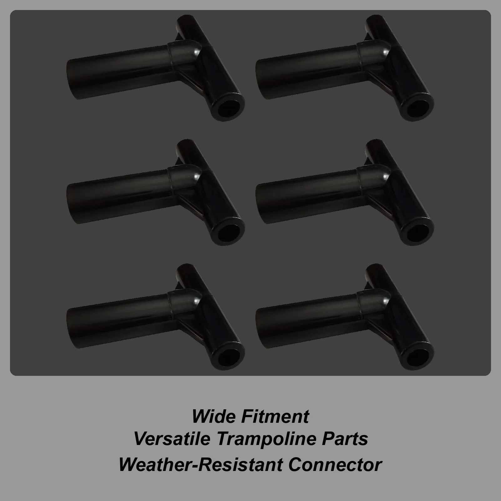 

Т-образный разъем для батута, корпус для батута, наконечники для труб, многоразовые соединительные детали для рукавов, аксессуары для тренировок во дворе в помещении