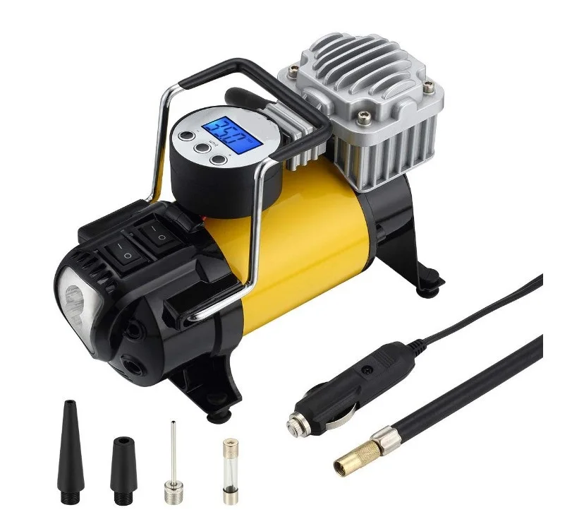 12V 150W 150PSI car tyre electric portable air pump digital car air compressor tires inflators