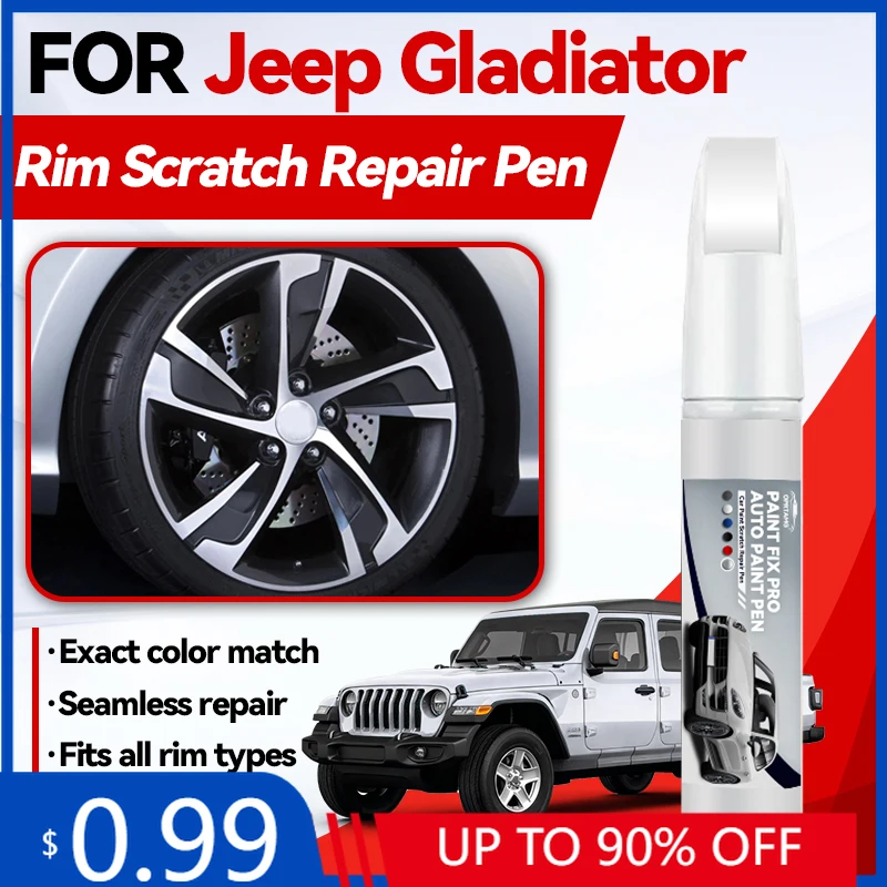 

Карандаш для подкраски колесных дисков, эксклюзивный, для Jeep Gladiator, для ремонта автомобильной краски, удаления царапин, DIY, автоаксессуар