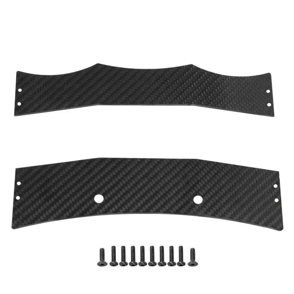 Carbon Fiber Tail Wing para RC Car, spoile traseiro, peças de atualização, acessórios, Arrma, 1, 7, Limitless