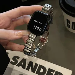 Women's irregular metal strap, compatible with Apple Watch 38/40/41/42/44/45/49mm, for Series Ultra Se/9/8/7/6/5/4/3/2/1