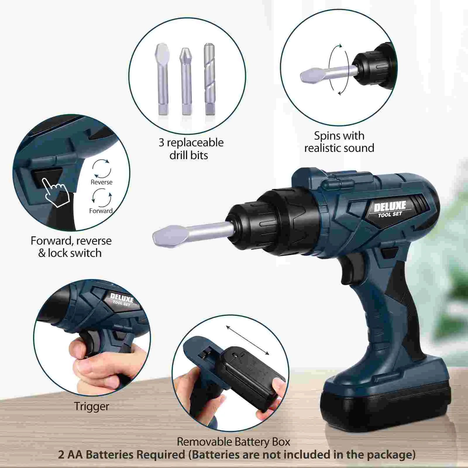 iBaseToy 45 sztuk narzędzia dla dzieci zabawki dla dzieci do odgrywania ról udawaj zagraj w zestaw zabawek nauka edukacyjna zestaw zabawek dla mechaników