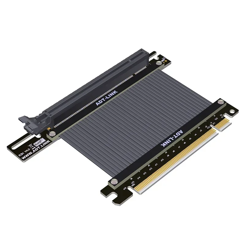 

Удлинительный кабель PCIE 4.0 для адаптера видеокарты X16 Riser RTX3090 Кабель PCIE4.0 ATX ROG Case Gen 4,0 Удлинитель графического процессора