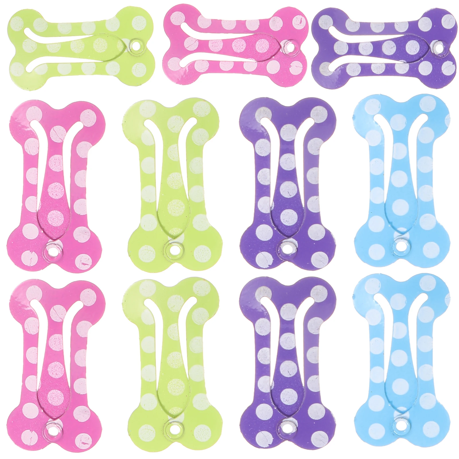 

20Pcs Pet Bone Shaped Clips Metal Hair Accessories for Dogs Cats Easy on Off Grooming Dog Hair Clip Pet Barrettes