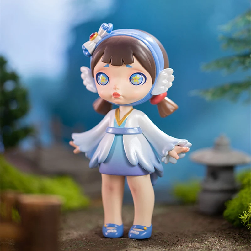 TOYCITY LAURA "كبسولة الفضاء على الطراز الصيني" صندوق أعمى - شخصية فتاة لطيفة عشوائية، ديكور مكتب وحقيبة ظهر ساحرة لجميع القديسين #3