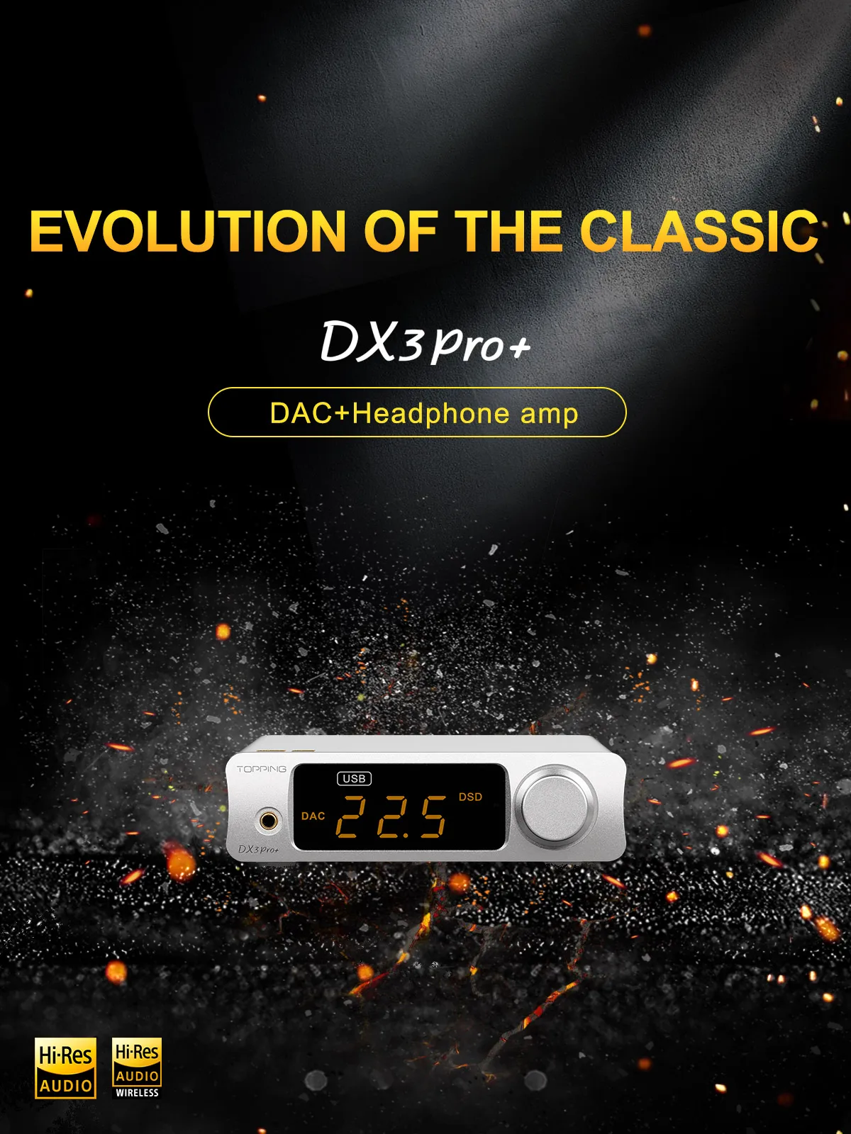 

TOPPING DX3pro + цифровой аудио музыкальный декодер USB DACDx3 Pro Plus усилитель для наушников сбалансированный HIFI ES9038Q2M Bluetooth LDAC DSD
