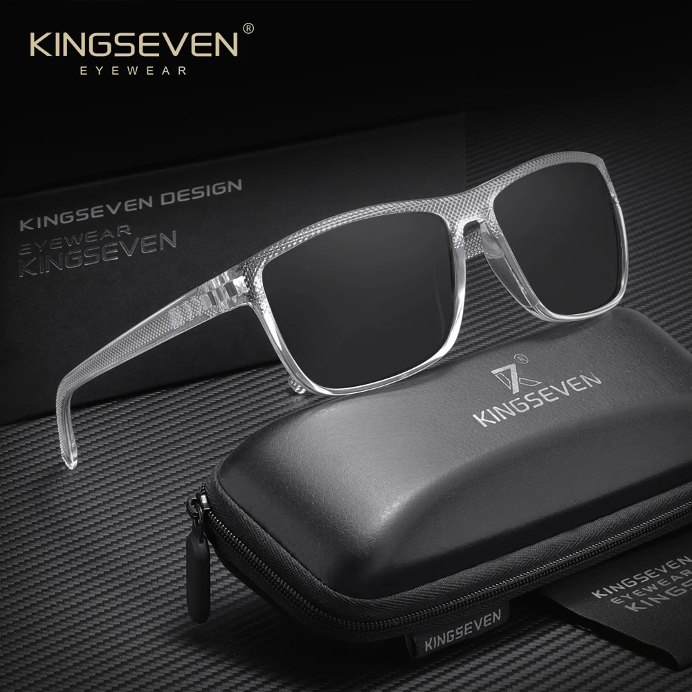 

KINGSEVEN Men Women Sunglasses Driving Rectangle Glasses Polarized UV400 Trendy Design Eyewear