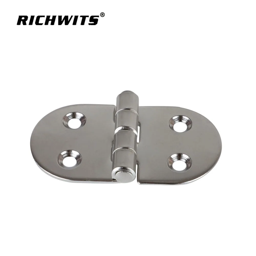 Hardware Stainless Steel Hinges Door Connector Drawer 4 Mounting Holes Durable Furniture Bookcase Window Cabinet Home 2*40*75mm