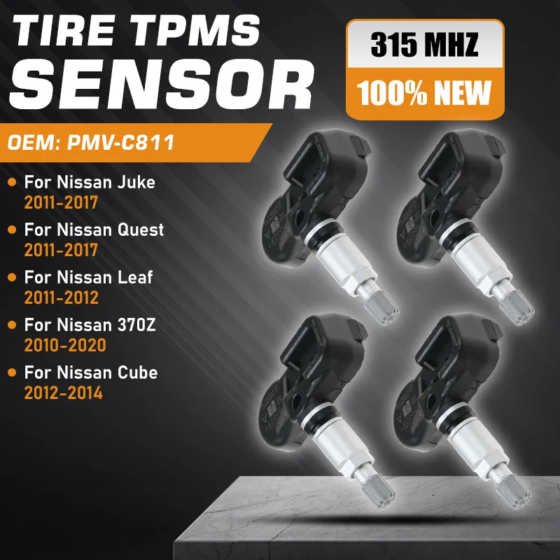 

Car Tire Pressure Sensor Accessories For Nissan Juke F15 Nissan Quest 2011-2017 TPMS Nissan Leaf ZE0 2011-2012 Nissan 370Z Cube