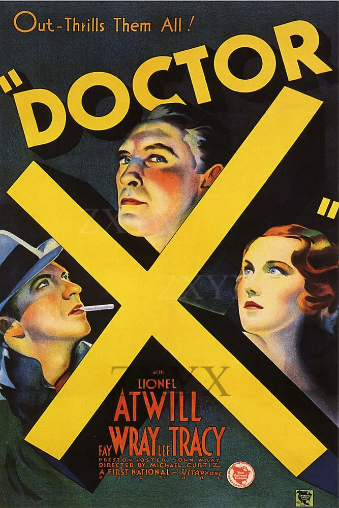 Vintage Horror Movie Poster Doctor X