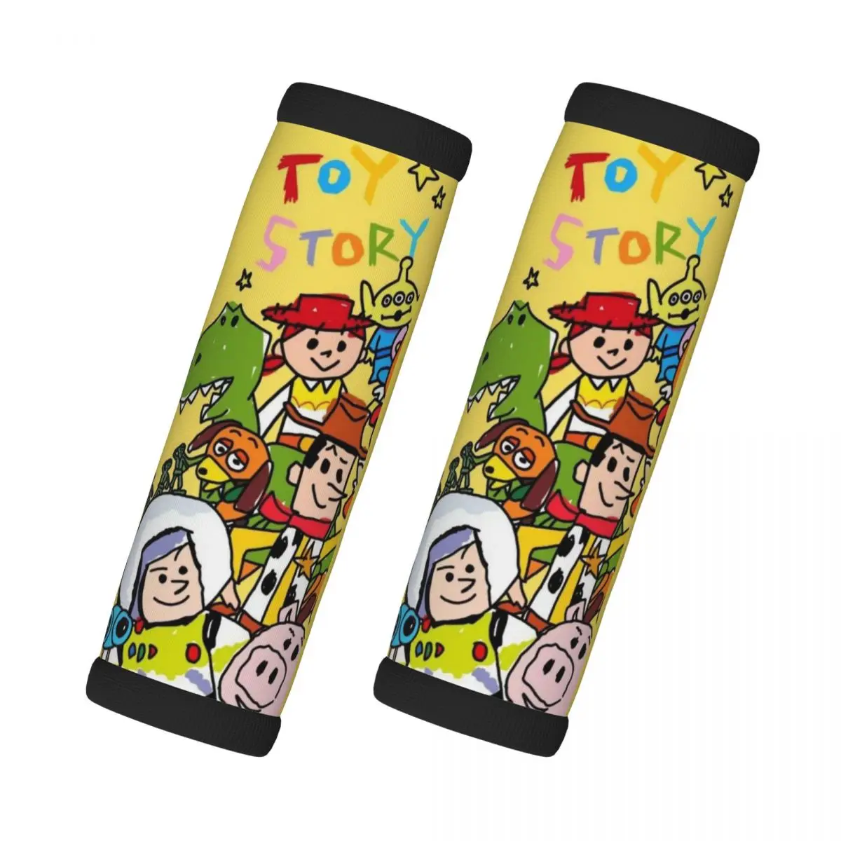 

Custom Toy Story Cartoon 2 Pcs Luggage Handle Wrap Soft Grip Handle Cover Comfortable Neoprene Suitcase Identifier Travel