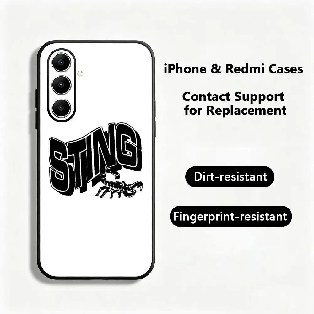 Funda para teléfono con diseño de bebidas energéticas y carreras de autos, modelo Sting Energy, para Samsung Galaxy S26 S25 S24 S23 S22 S21 S20 Plus Ultra Note20, suave, color negro