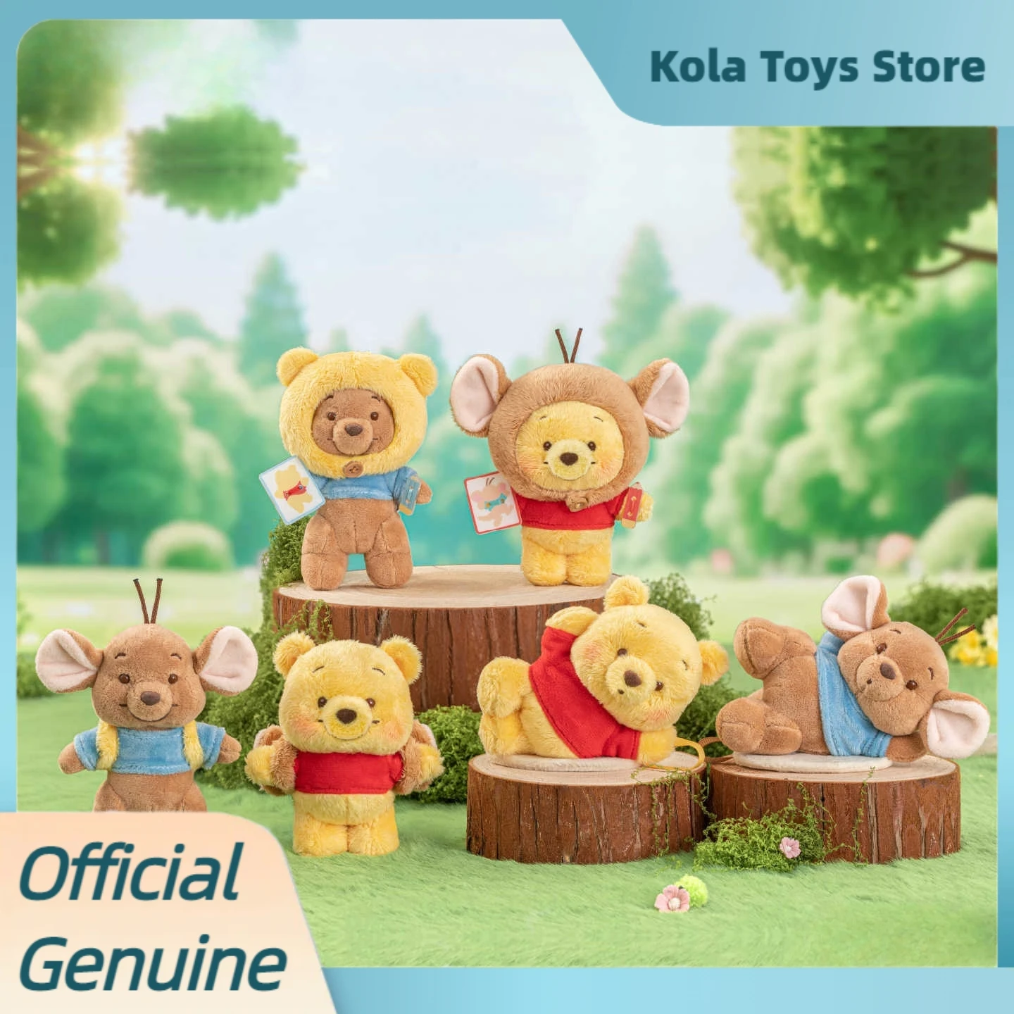 

Новая серия Kubuś Puchatek Roo Forever Friends, слепая коробка, милая мультяшная плюшевая сумка, кулон, кукла, загадочная коробка, модные игрушки, подарок для детей