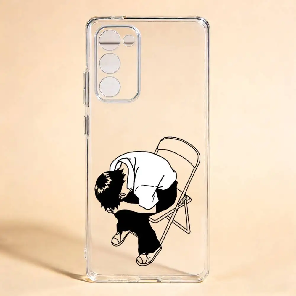 

Ikari Shinji For Samsung Galaxy S24 S25 S23 S22 S21 Transparent Cover Phone Case
