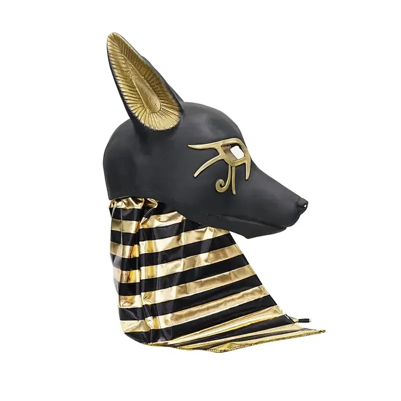 Snail ify alten ägyptischen Mythen Tod Anubis Wolf Gesichts maske Latex Helm Halloween Tier masken für erwachsene Maskerade Party Requisiten