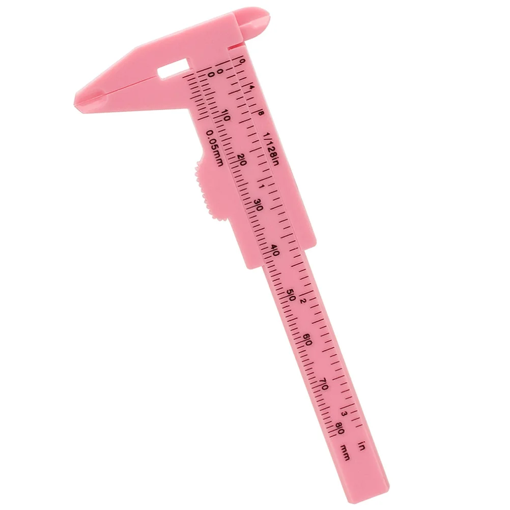 

Eyebrow Tattoo Ruler Makeup Accessory Measuring Facial Calipers Portable Supply Practical Scale Plastic Tools