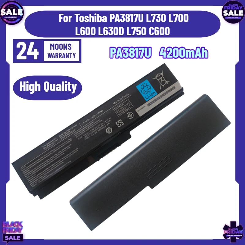 SWZY PA3817U-1BRS Laptop Battery Applicable To Toshiba PA3817U L730 L700 L600 L630D L750 C600 Laptop Batteries