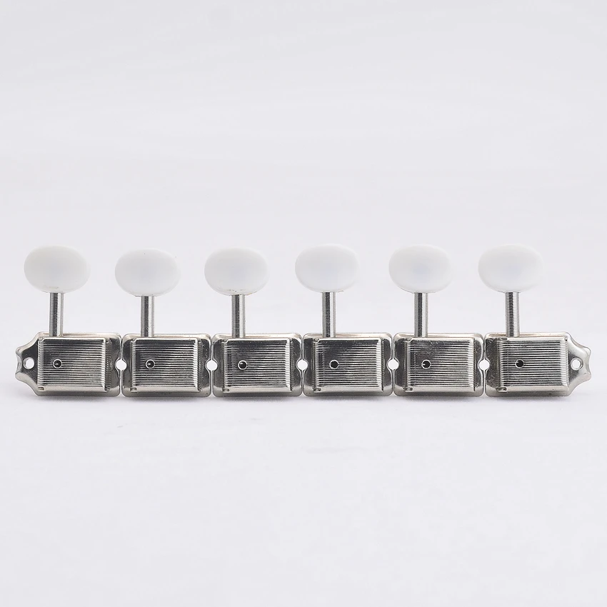 1 Set 6String Kluson Vintage Guitar Tuners Machine Heads   ( Nickel )   KR(Origin)   Guitar Parts