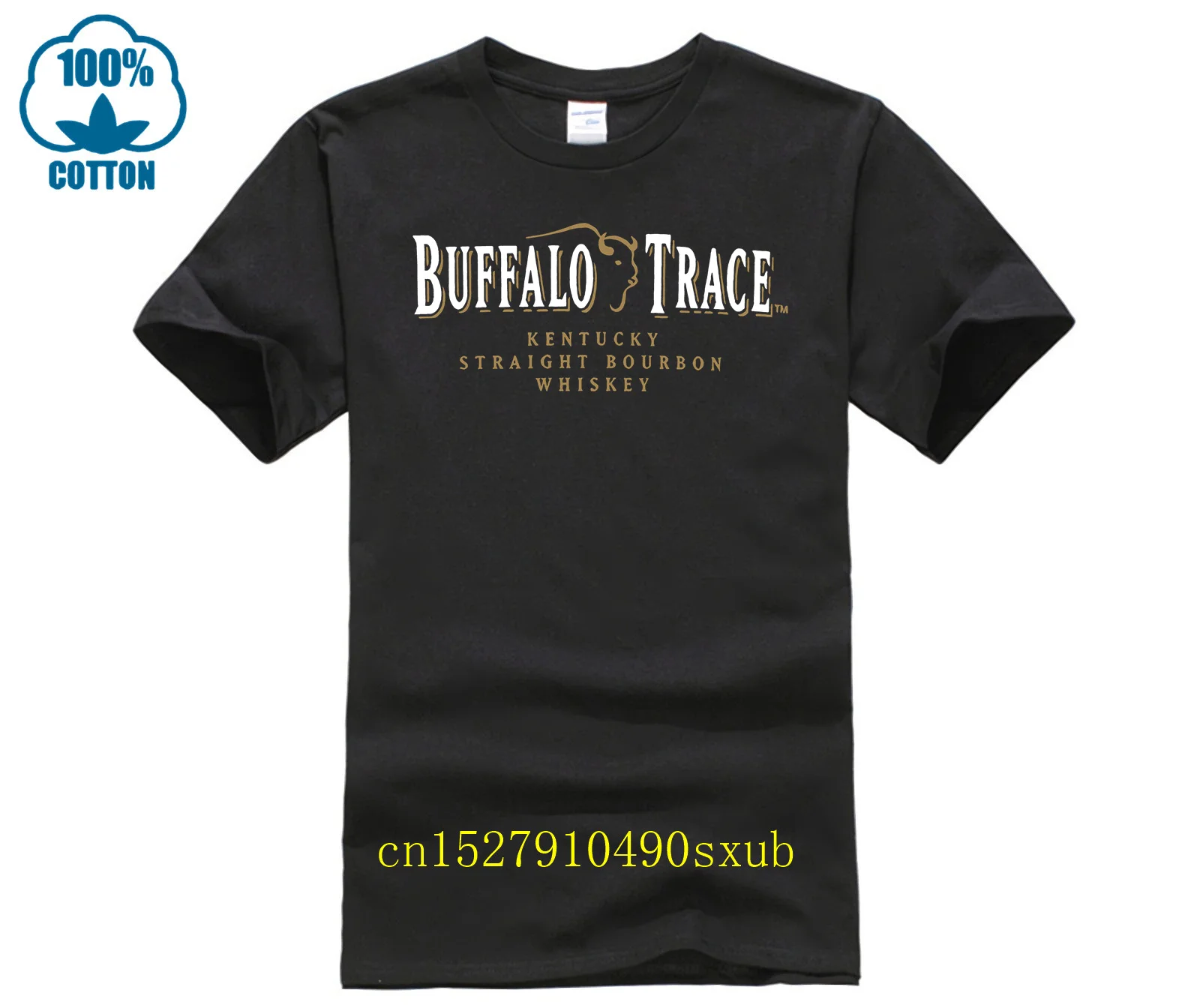 BUFFALO TRACE destilería whisky camiseta negra para hombre S 3XL