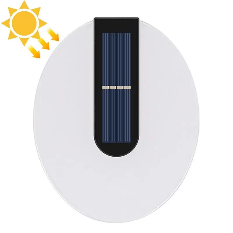 

Solar Wall Lights Solar Powered Lights LED Lights Fence Waterproof Landscape Light With Warm White Mode Solar Outside Path