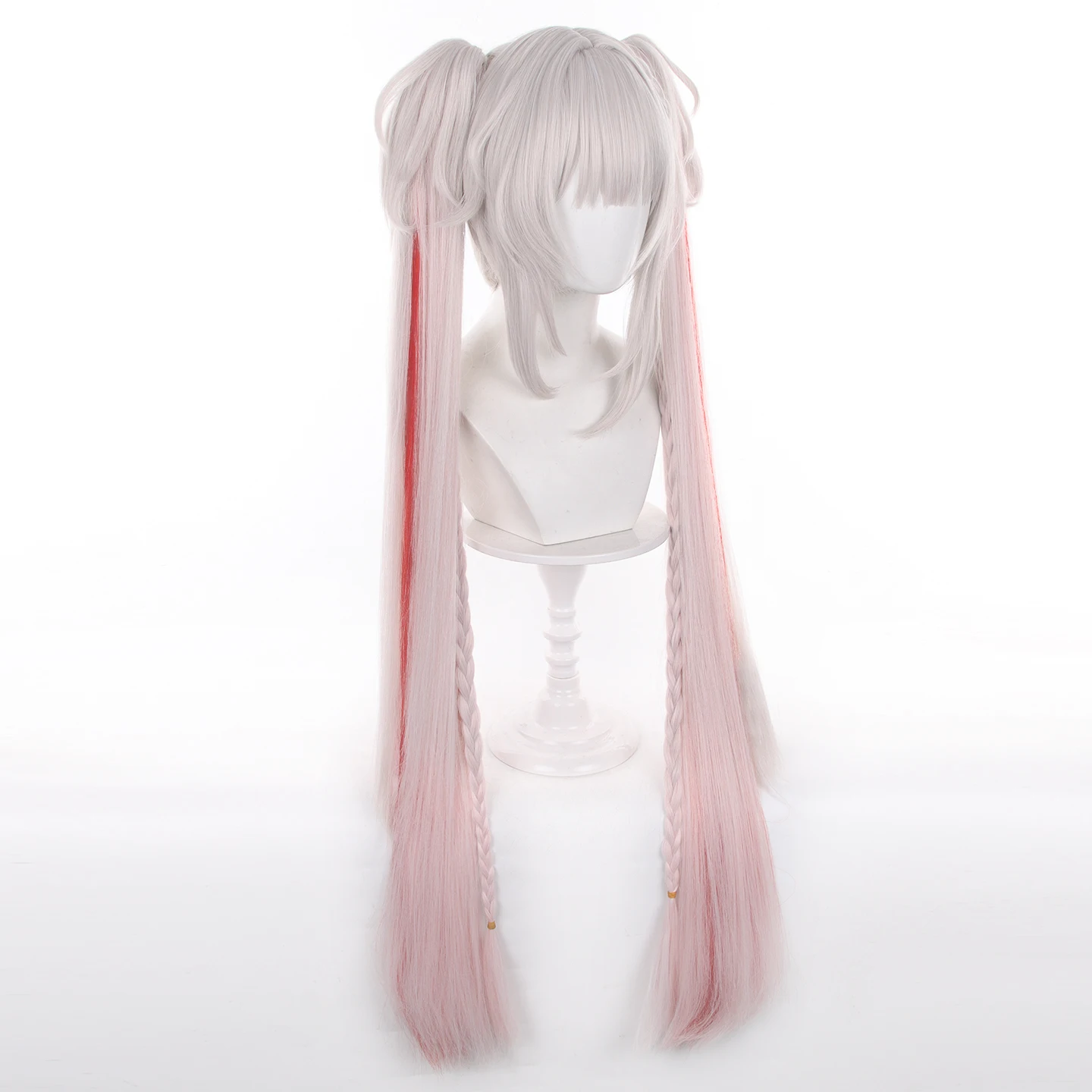 Honkai Star Rail Sparkle Sweet Dream Radio Wave Cos Wig 100cm Claw Clip Ponytail Scalp Top Anime Cosplay Hair With Free Wig Cap view 3