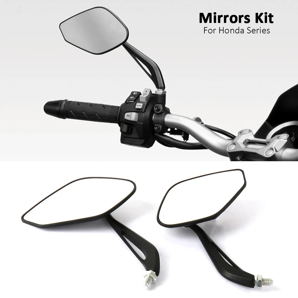 

Universial Motorcycle Side Rearview Mirrors CNC For HONDA CRF1100L CRF1000L XL750 Transalp CB650F CB650R CBR650R CL500 CB500X