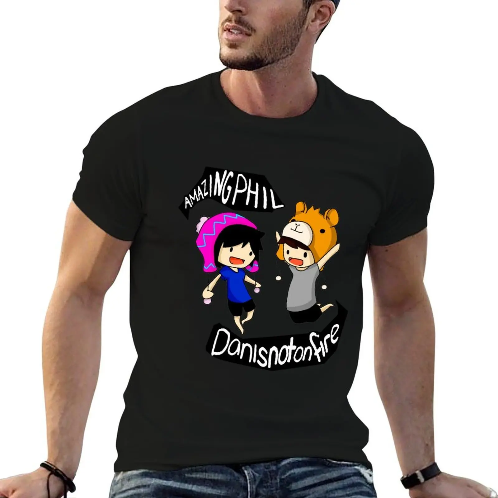 

Dan And Phil$ 1 T-Shirt funny t shirts man t shirt man luxury T-Shirt