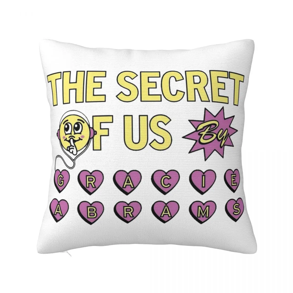 Home Decorations The Secret Of Us By Gracie Abrams Pillowcases Stuff Pillow Covers Zippered Multi-Size