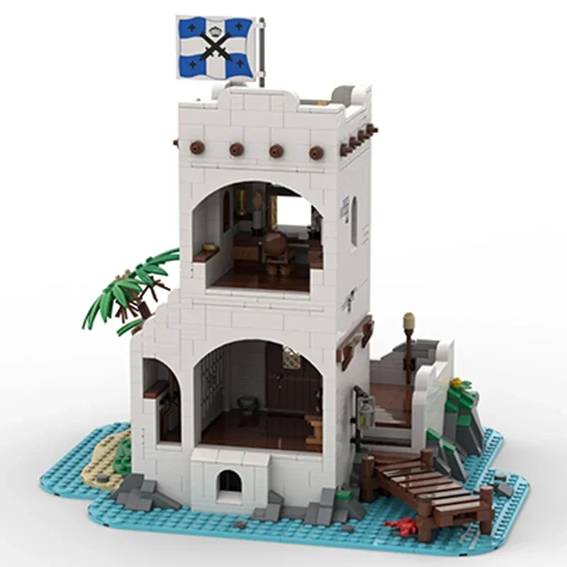 Moc قوالب بناء القراصنة القلعة نموذج التكنولوجيا المخروضة الإمبراطورية وحدات كتل الهدايا لعب للأطفال لتقوم بها بنفسك مجموعات الجمعية