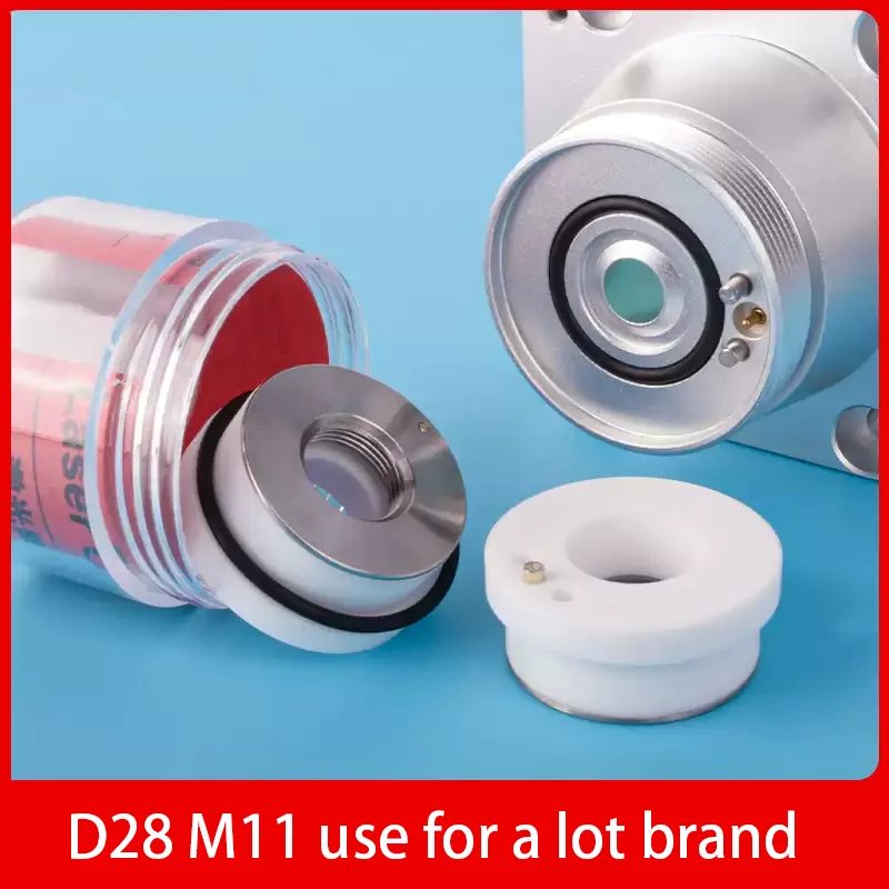 D28 D32 Ceramic Ring Laser Cutting Head Ceramic Body M11 Nozzle Holder M14 Insulation Ring For Raytools WSX HANS OSPRI Bodor