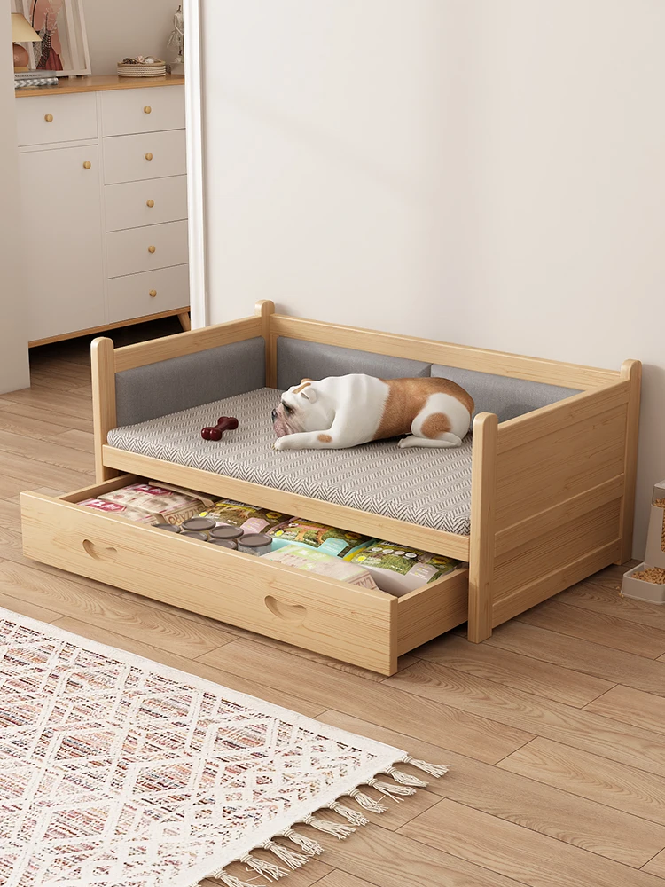 

Solid wood kennel Four Seasons Universal Cat Nest Sofa Bed Indoor Large Dog Small