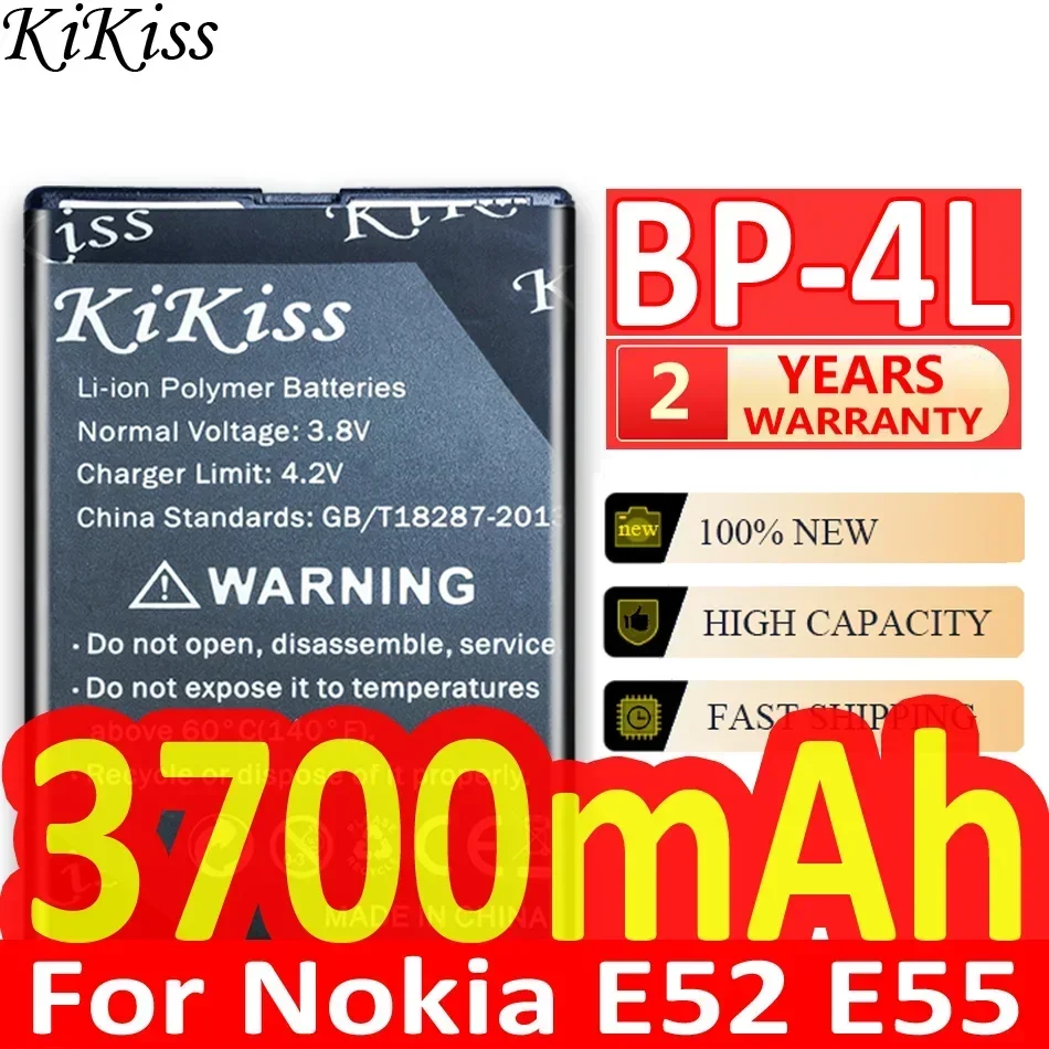 Bateria 3700mAh o dużej pojemności BP-4L do Nokia N97i E71 E71x E73 E90 E90i N810 Batterie Batterij