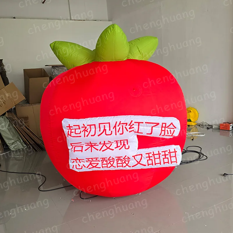 

Inflatable persimmons, fruit and vegetable air molds, and decorative props for outdoor square and shopping mall events