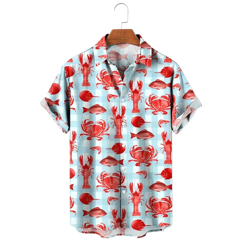 Summer Floral Shirt Tropic Plants 3d Print Shirts Men\'s Women\'s Hawaii Blouse Holiday Clothes Lapel Buttons Male Cuba Camisas