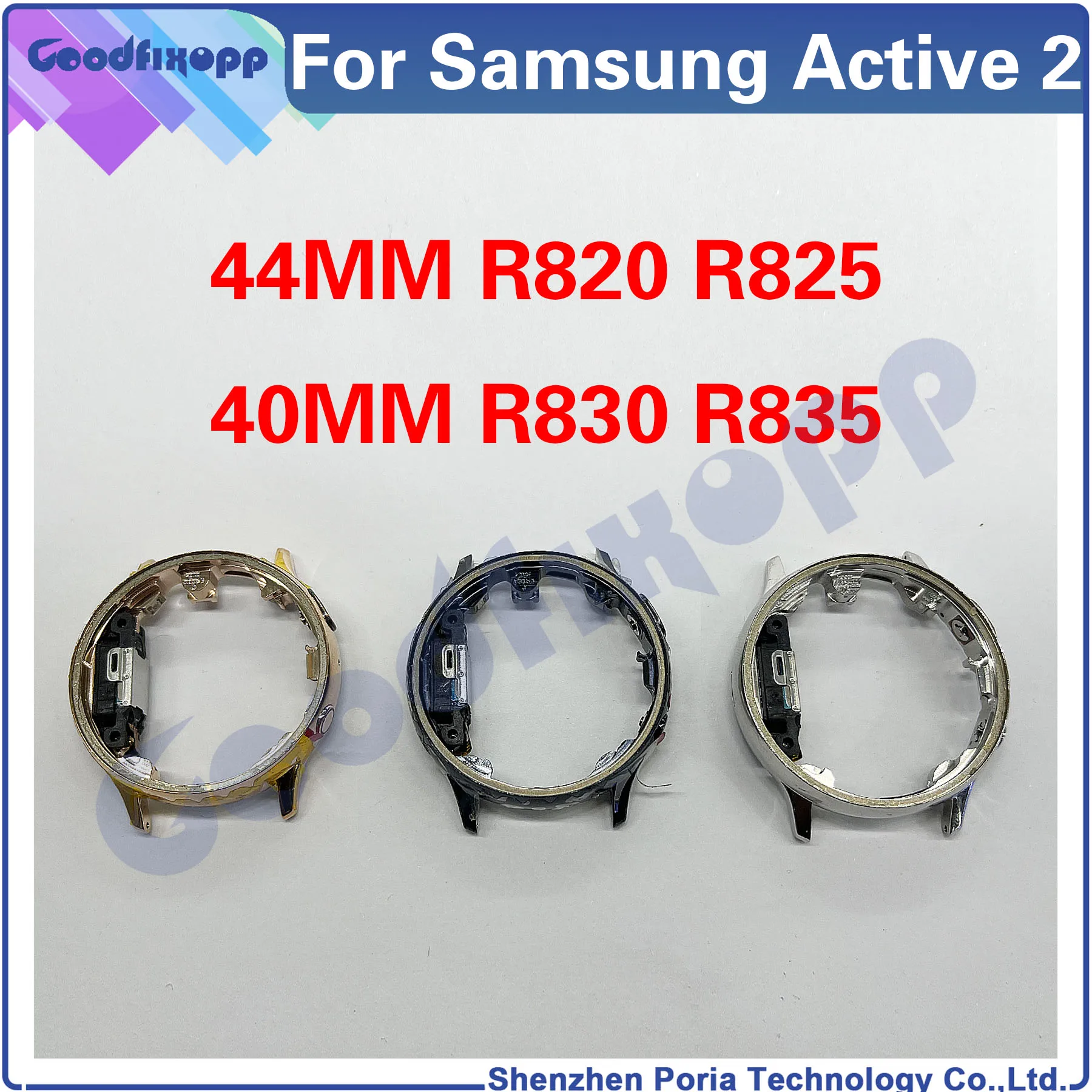 

For Samsung Watch Active 2 R820 R825 44MM R830 R835 40MM Front Frame Middle Plate Housing Board LCD Support Mid Faceplate Bezel