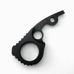 1pc Aluminum Alloy Knife Signet Ring Back Spacer For Spyderco Paramilitary2 C81 Para3 C223 Quick Opening Hook DIY Make Parts