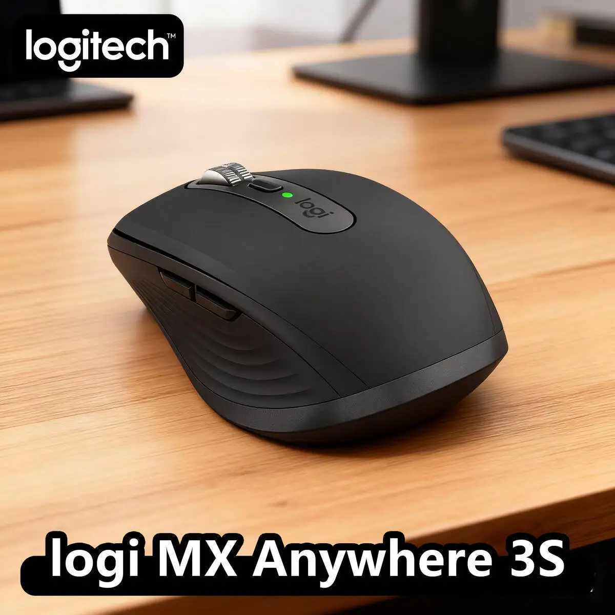 

Logitech MX Anywhere 3S Ergonomic Wireless Mouse, MagSpeed Scroll, Logitech Flow, USB-C, Mac (Multi style Logitech mouse)