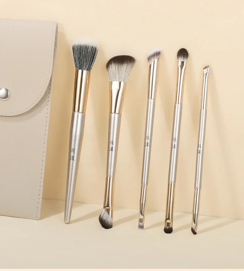 

Practical 5-brush combination 9-head makeup brush Nose shadow grooming brush Eyeshadow brush novice