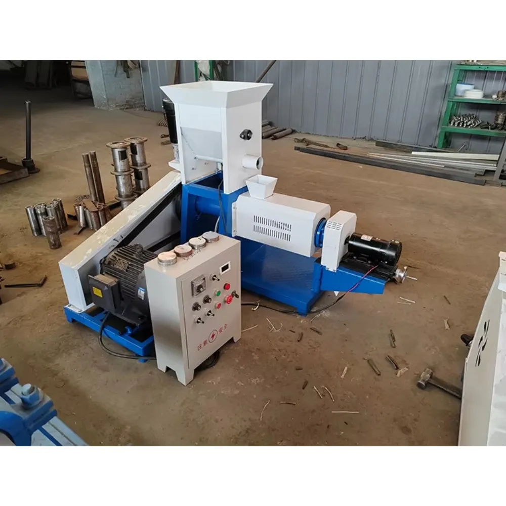 Single Screw Pet Food Extruder Machine for Dog & Cat Feed Production High Efficiency Motor & Gear Components view 2