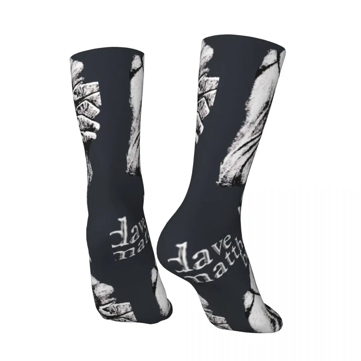 Hip Hop Vintage The Face Crazy Men's compression Socks Unisex D-Dave Matthews Cool Band Harajuku Pattern Printed Funny Novelty