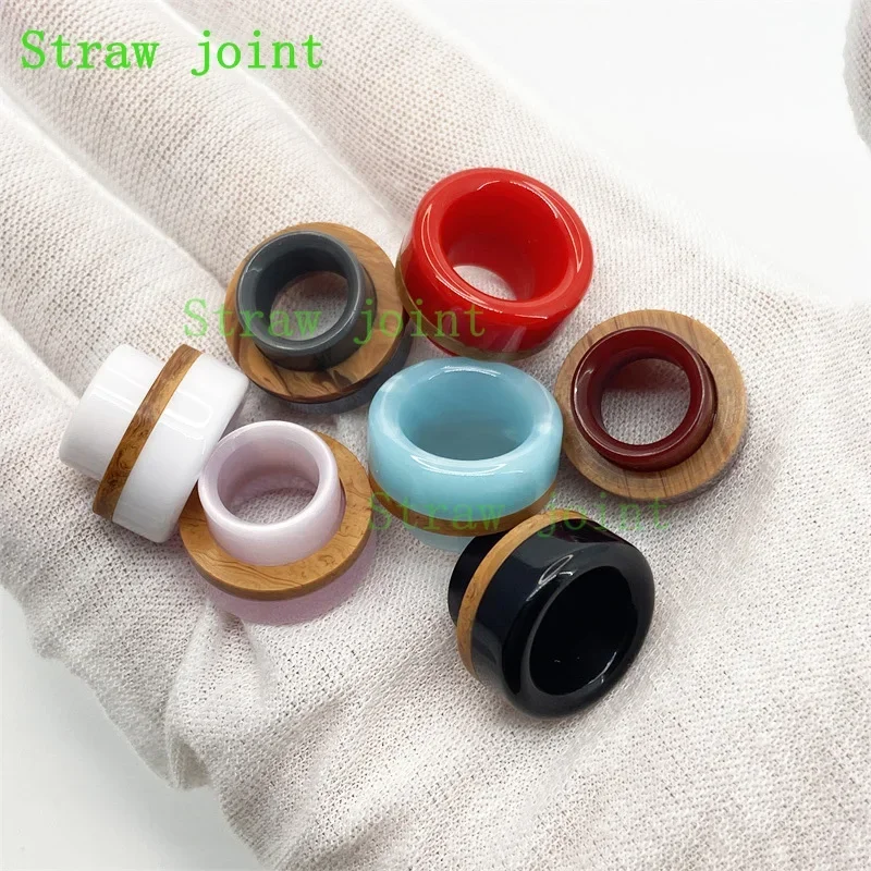 1pc 810 Resin Rubber Free Waistline Straw Joint